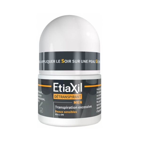 Lăn Khử Mùi EtiaXil Detranspirant Men Peaux Sensibles Roll-On 15mL
