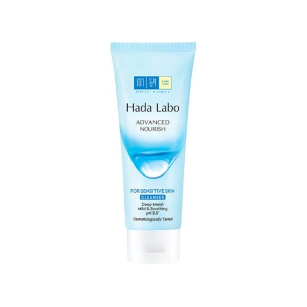 Kem Rửa Mặt Dưỡng Ẩm Da Nhạy Cảm Hada Labo Advanced Nourish 80g