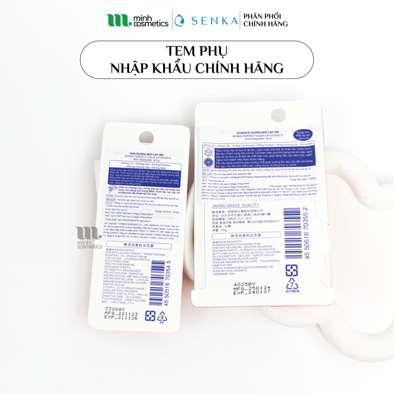 Tem phụ chính hãng