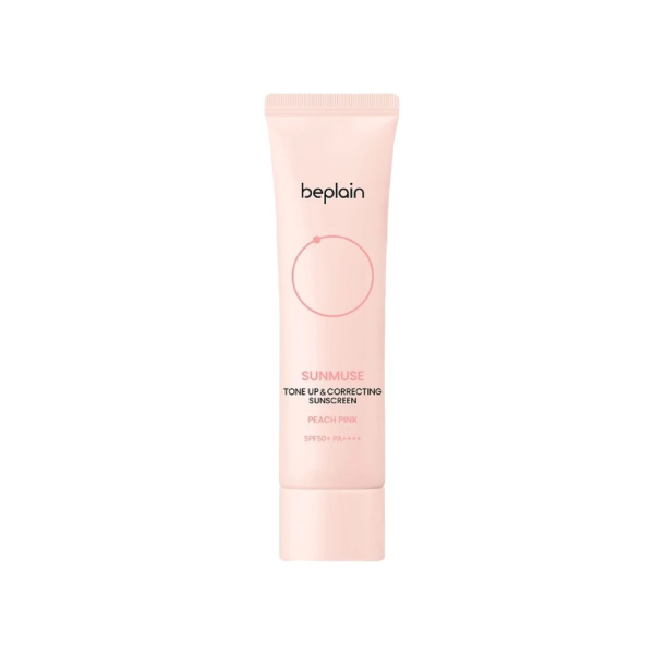 Kem Chống Nắng Beplain Sunmuse Tone Up & Correcting Peach Pink SPF50+ PA++++ 50mL