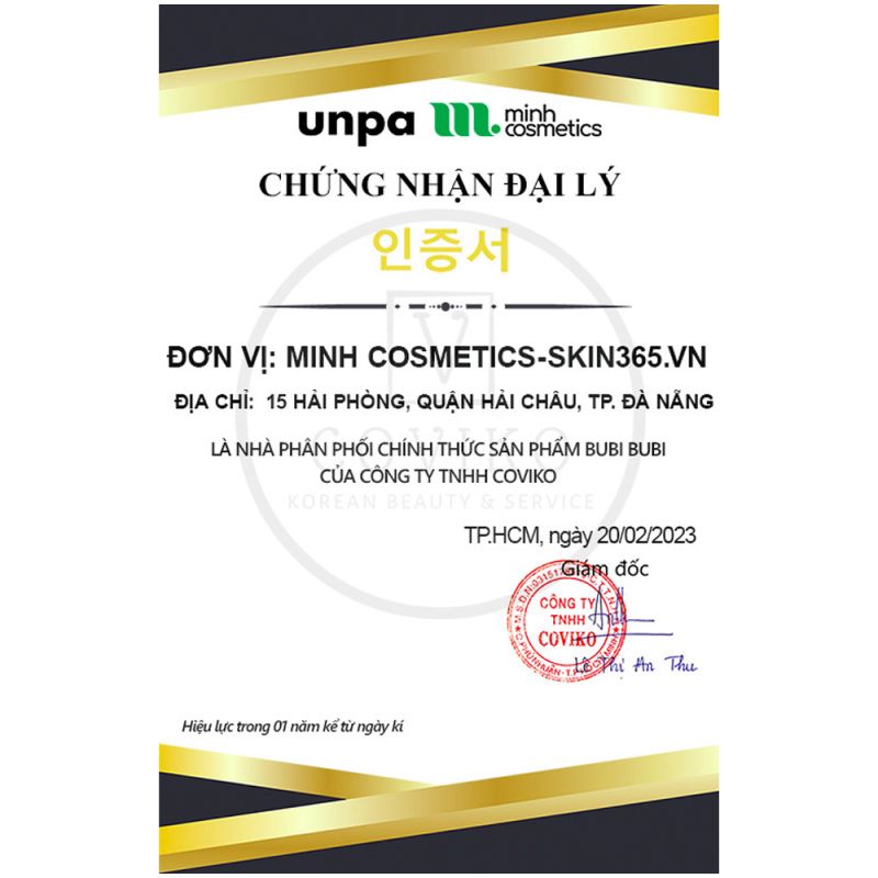 Chứng nhận chính hãng