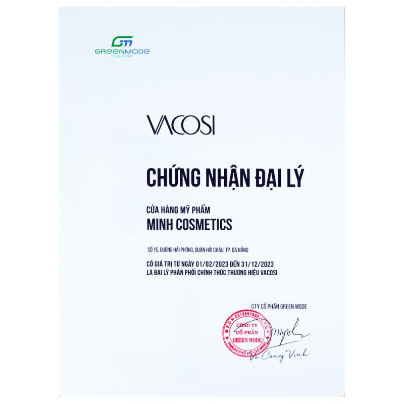 Authenticity certificate