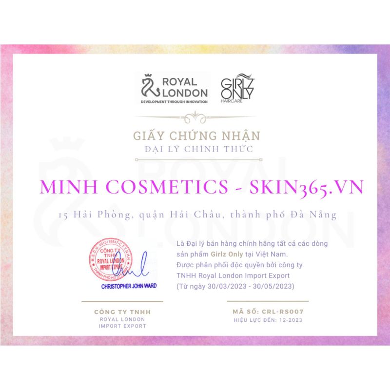 Chứng nhận chính hãng