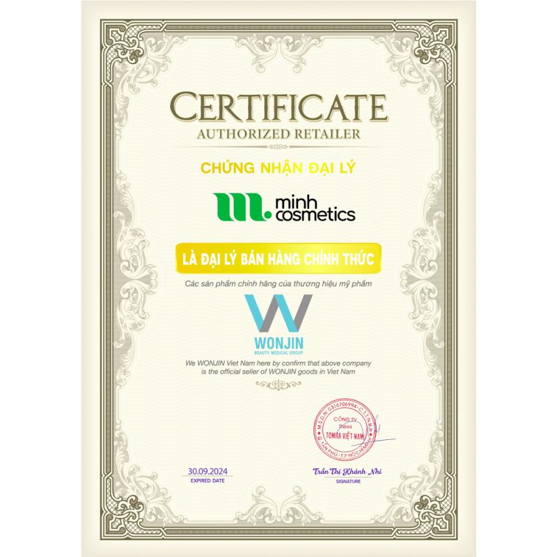 Authenticity certificate