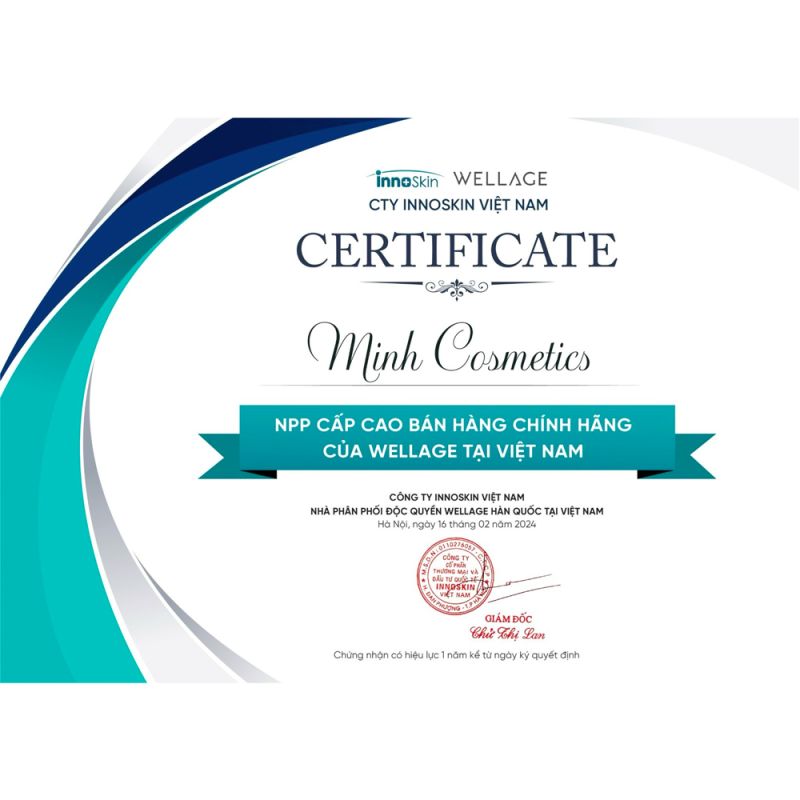 Authenticity certificate
