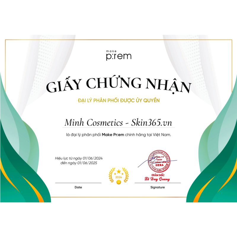 Chứng nhận chính hãng