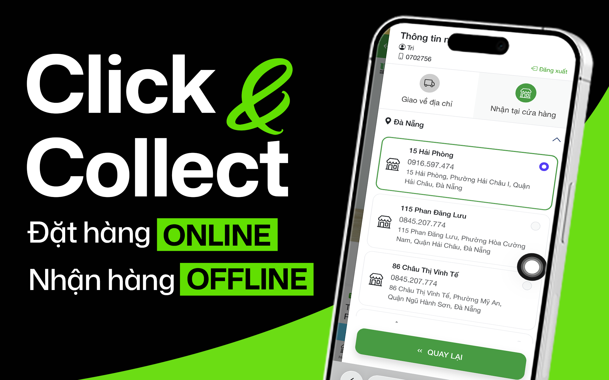 Giới thiệu phương thức mua hàng Click & Collect tại Skin365.vn