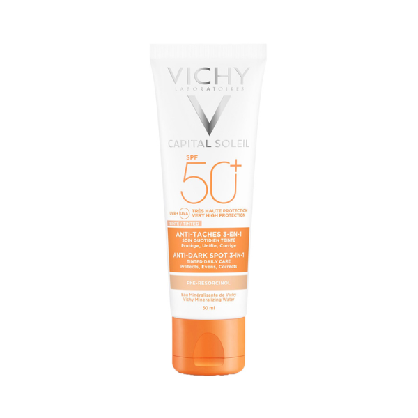 Kem Chống Nắng Vichy Capital Soleil Anti-Dark Spot 3-in-1 SPF50+ 50mL