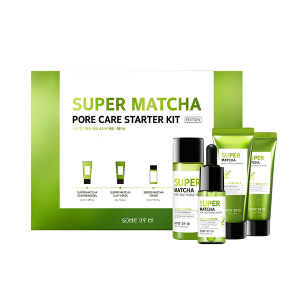 Set Dưỡng Some By Mi Super Matcha Pore Care Starter Kit 4 Món
