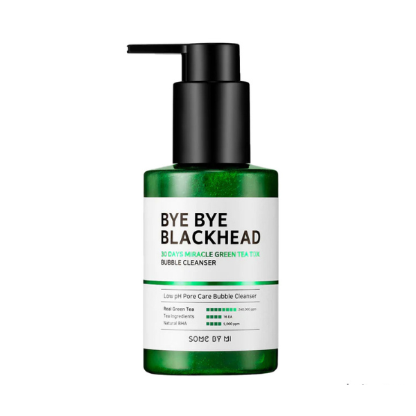 Sữa Rửa Mặt Some By Mi Bye Bye Blackhead 30 Days Miracle Green Tea Tox Bubble Cleanser 120g