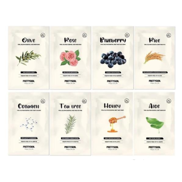 Mặt Nạ Prettyskin Total Solution Essential Sheet Mask 23g