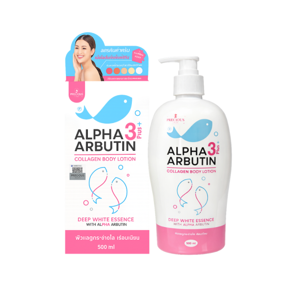Sữa Dưỡng Thể Precious Skin Alpha Arbutin 3+ Collagen Lotion 500mL