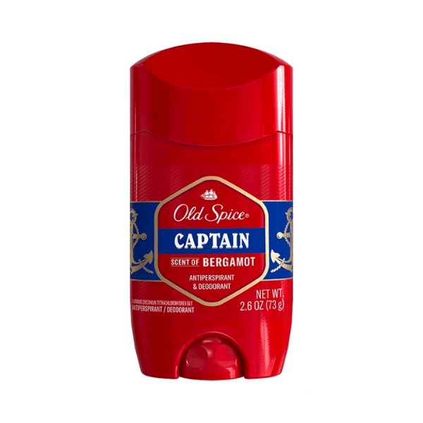 Sáp Khử Mùi Old Spice Captain Anti-Perspirant & Deodorant Scent Of Bergamot 73g