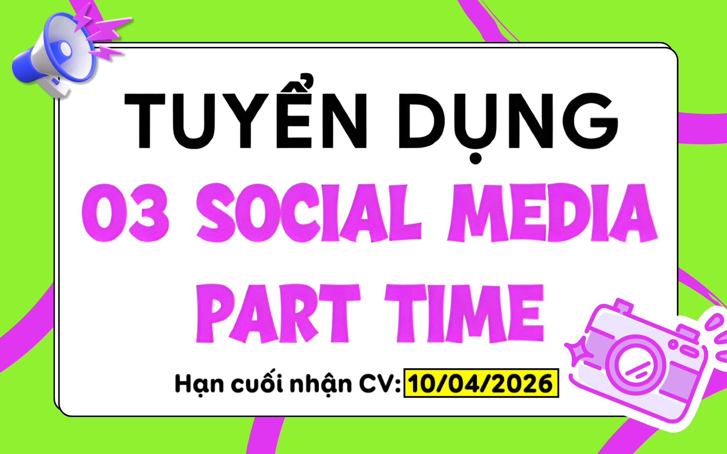 Skin365 Tìm Kiếm 03 Đồng Đội Social Media Part-time Tại Đà Nẵng