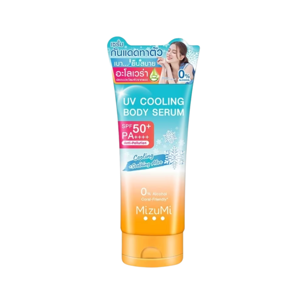 Tinh Chất Chống Nắng Mizumi UV Cooling Body Serum SPF 50+ PA ++++ Anti-Pollution 165mL