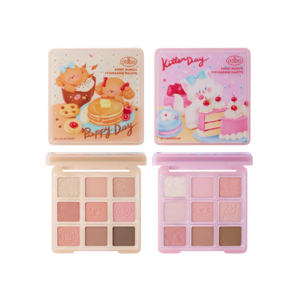 Bảng Mắt Odbo Sweet Munch Eyeshadow Palette 9g