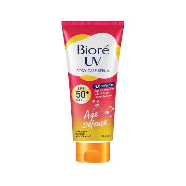 Serum Chống Nắng Dưỡng Thể Biore UV Anti-Pollution Body Care Serum SPF50+/PA+++ (Nhập Khẩu) 150mL - Age Defense