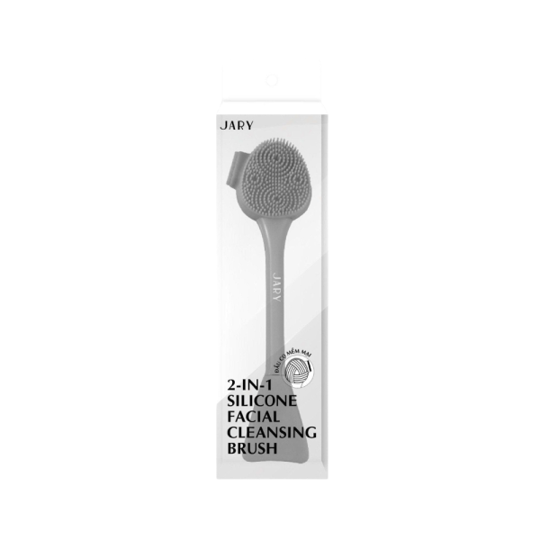 Cọ Rửa Mặt & Đắp Mặt Nạ JARY 2IN1 Silicone Facial Cleansing Brush