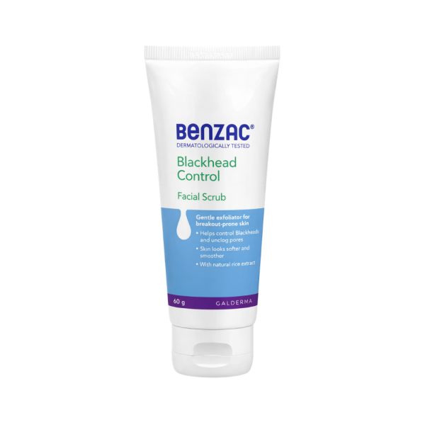 Tẩy Tế Bào Chết BENZAC Blackhead Control Facial Scrub 60g