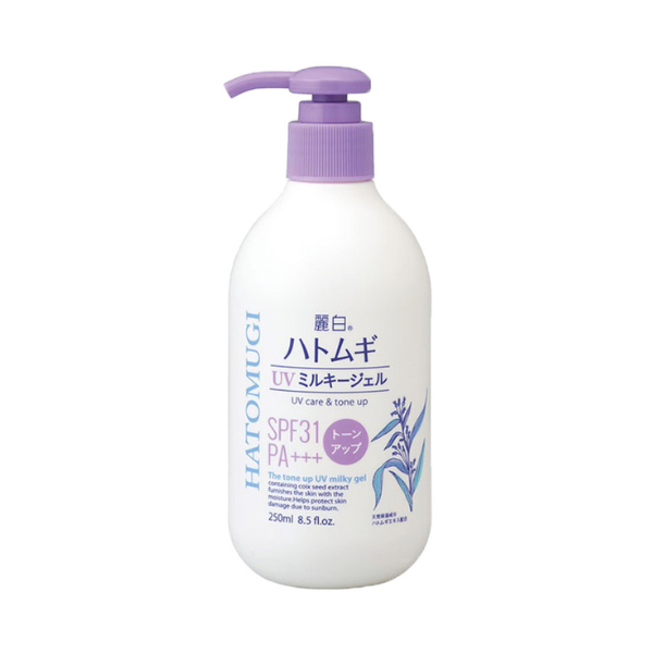 Dưỡng Thể Hatomugi The Tone Up UV Milky Gel SPF31 PA+++ 250mL