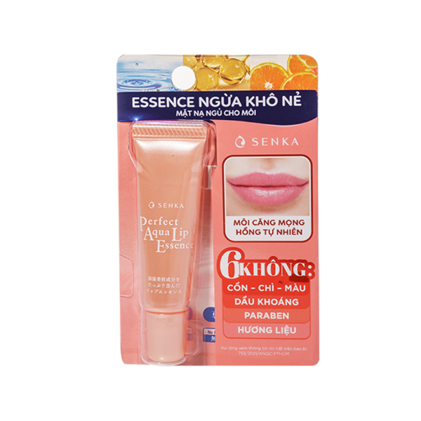 Tinh Chất Dưỡng Môi Cấp Ẩm Senka Perfect Aqua Lip Essence 10g