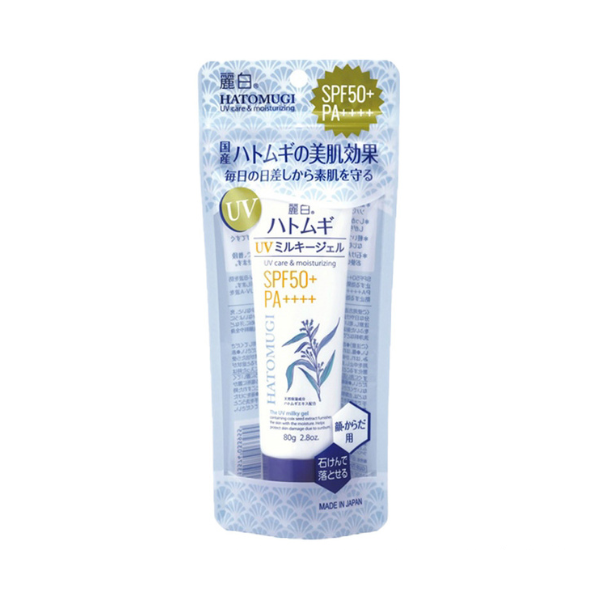 Kem Chống Nắng Hatomugi UV Milky Gel SPF50+ PA++++ 80g
