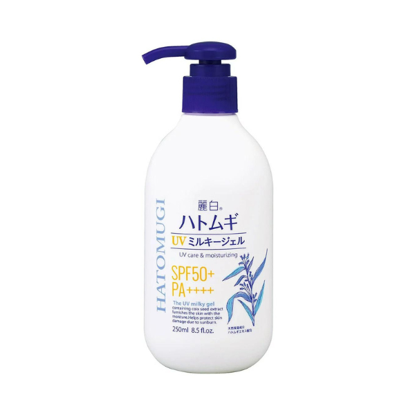 Dưỡng Thể Chống Nắng Hatomugi UV Milky Gel SPF50+ PA++++ 250mL
