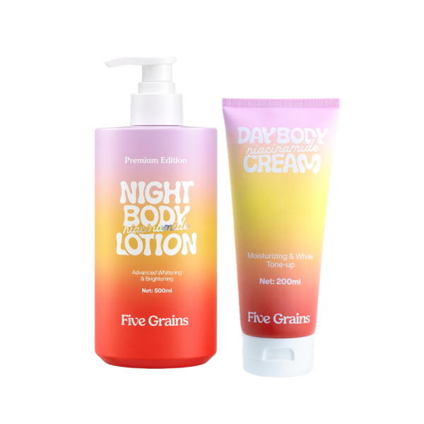 Kem Dưỡng Nâng Tông Five Grains Day Body Cream / Night Body Lotion