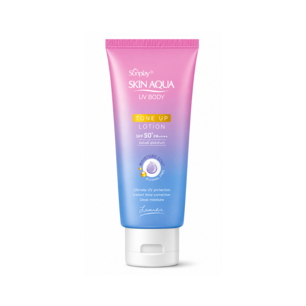 Lotion Chống Nắng Skin Aqua UV Body Tone Up Lotion Lavender SPF50+ PA++++ 130g