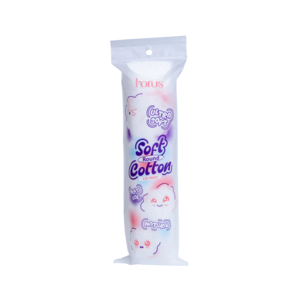 Bông Tẩy Trang Horus Round Soft Cotton Pads 120 Miếng