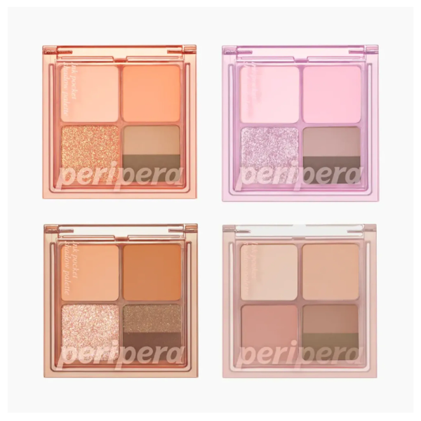Phấn Phấn Mắt 4 Ô Peripera Ink Pocket Shadow Palette