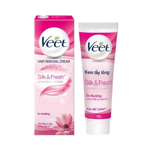 Kem Tẩy Lông Veet Hair Removal Cream Lotus Milk & Jasmine