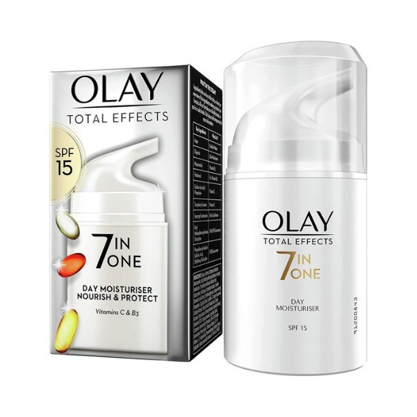 Kem Dưỡng OLAY Total Effects 7 in 1 Day Moisturiser Nourish & Protect SPF15 50mL (Bản UK)