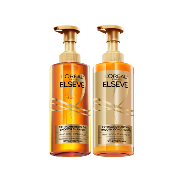 Dầu Gội/Dầu Xả L'Oréal Paris Elseve Extraordinary Oil Smooth 440mL