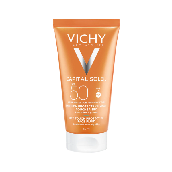 Kem Chống Nắng Vichy Capital Soleil Dry Touch Face Emulsion SPF50 50mL