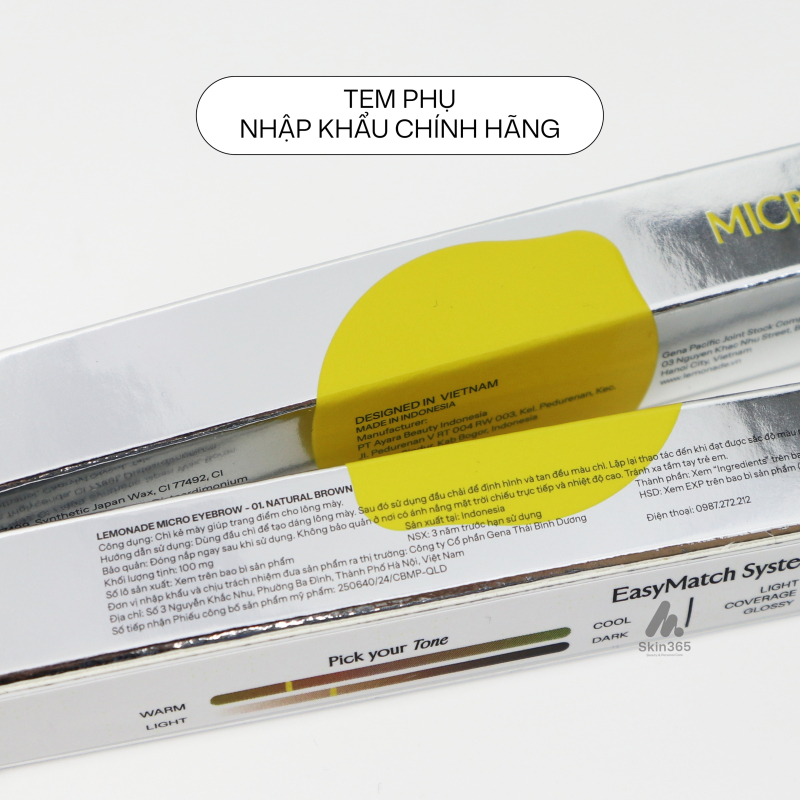 Tem phụ chính hãng