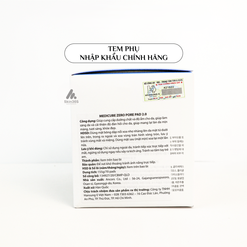 Tem phụ chính hãng