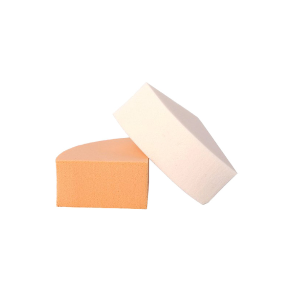 Bông Phấn Ướt Vacosi Tam Giác Vuông Quarter Sponge 2Pcs BP11