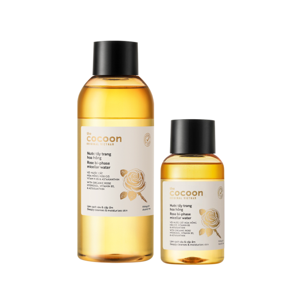 Nước Tẩy Trang Hoa Hồng Cocoon Rose Bi-phase Micellar Water