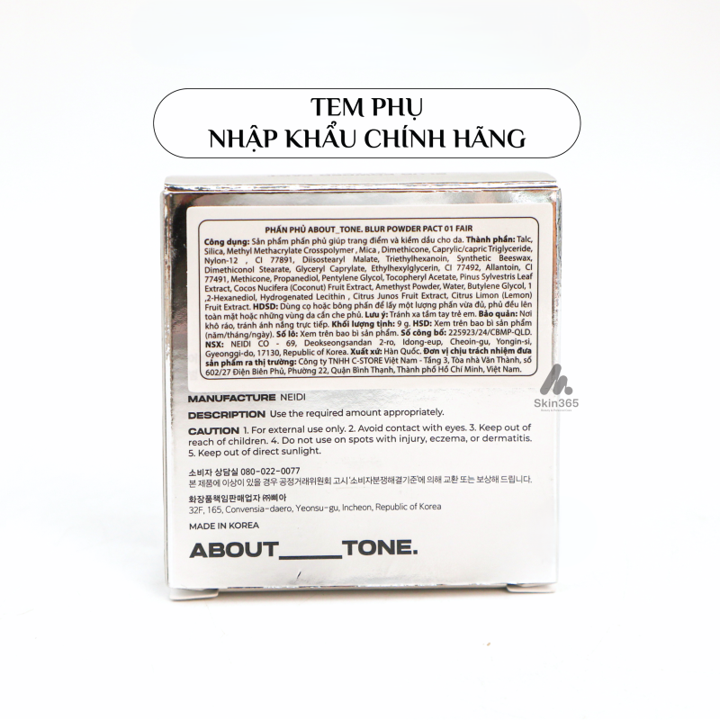 Tem phụ chính hãng