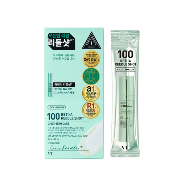 Tinh Chất Vi Kim VT 100 Reti-A Reedle Shot (2mlx10 gói)