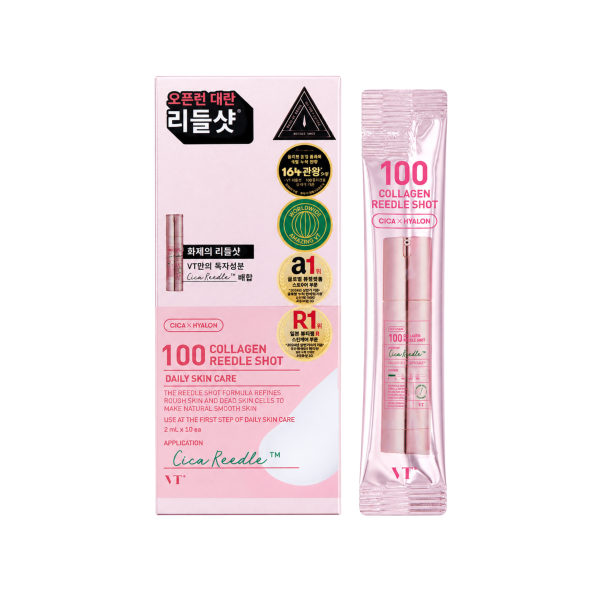 Tinh Chất Vi Kim VT 100 Collagen Reedle Shot (2mlx10 gói)