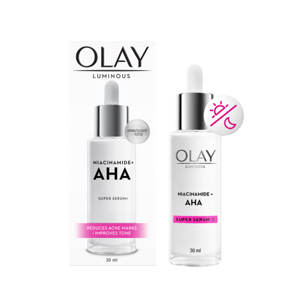 Tinh Chất Olay Luminous Niacinamide + AHA Super Serum 30mL