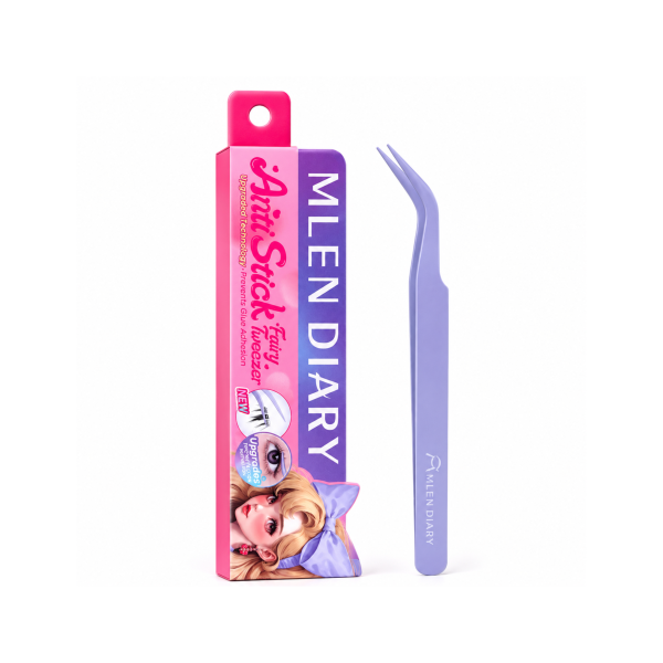 Nhíp Gắn Lông Mi Mlen Diary Chuyên Dụng Chống Dính Purple