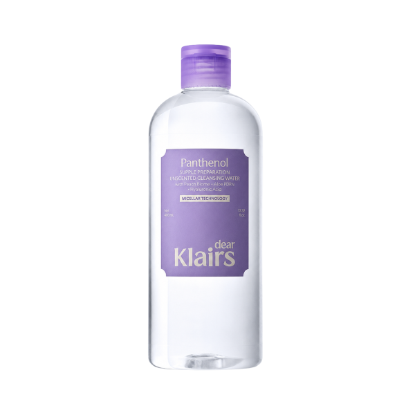 Nước Tẩy Trang Klairs Panthenol Supple Preparation Unscented Cleansing Water 400mL
