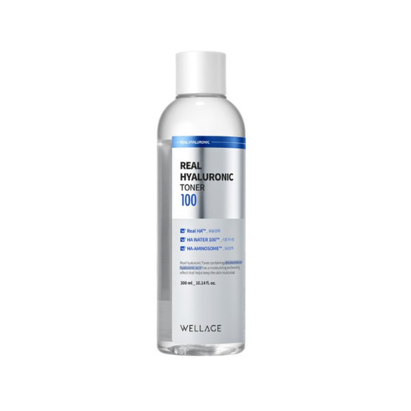 Nước Hoa Hồng Wellage Real Hyaluronic Toner 100 200mL