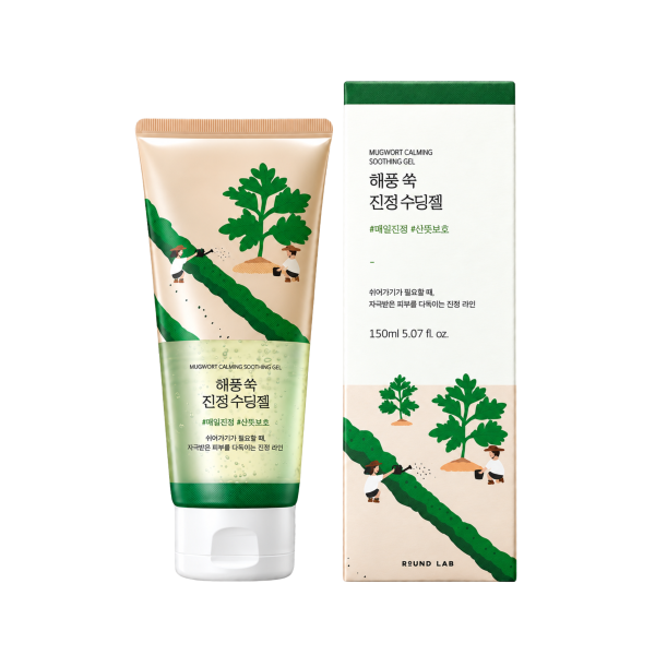 Gel Dưỡng Round Lab Mugwort Calming Soothing 150mL