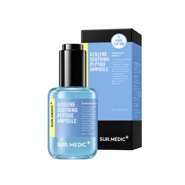 Tinh Chất Sur.Medic+ Azulene Soothing Peptide Ampoule 80mL