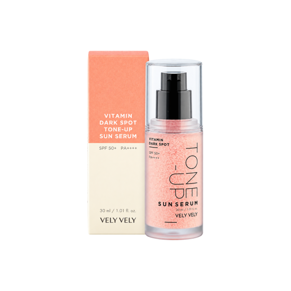 Tinh Chất Chống Nắng Vely Vely Vitamin Dark Spot Tone-Up Sun Serum SPF50+ PA++++ 30mL