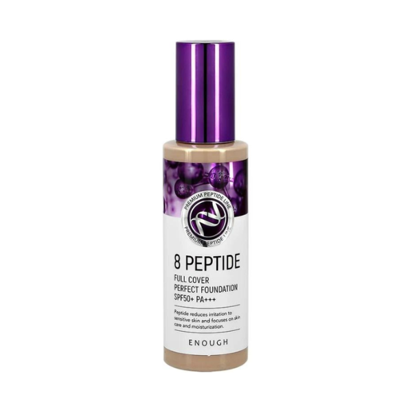 Kem Nền Enough 8 Peptide Full Cover Perfect Foundation SPF50+ PA+++ 100g - 13